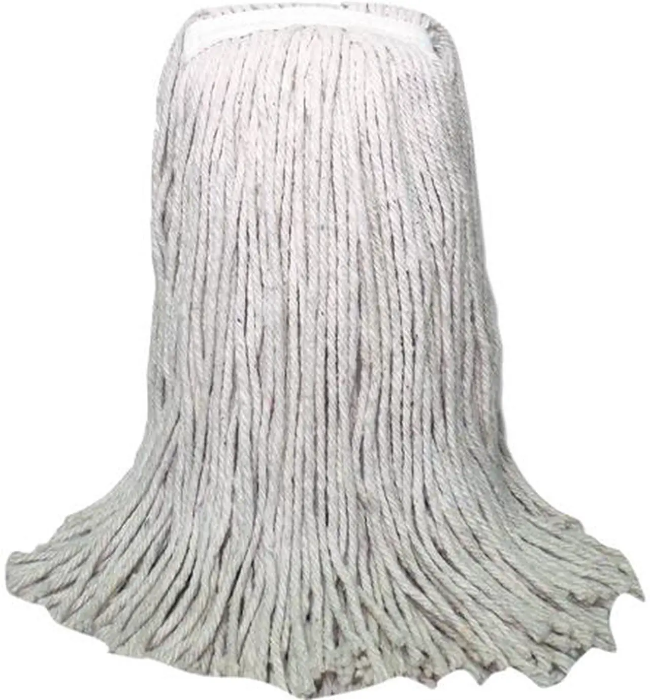 Main image of Boardwalk BWKCM20016 Banded Mop Head, Cotton, Cut-End, White, 12/Carton