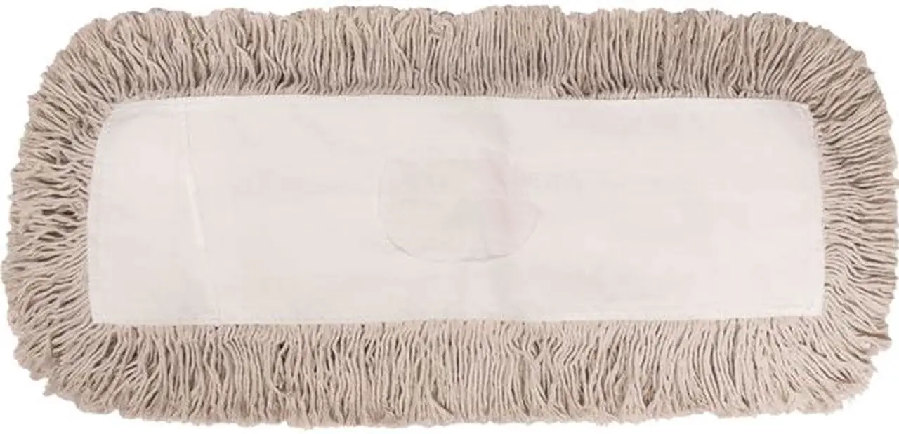 Main image of Boardwalk BWK1360 Industrial Dust Mop Head, Hygrade Cotton, 60" x 5", White