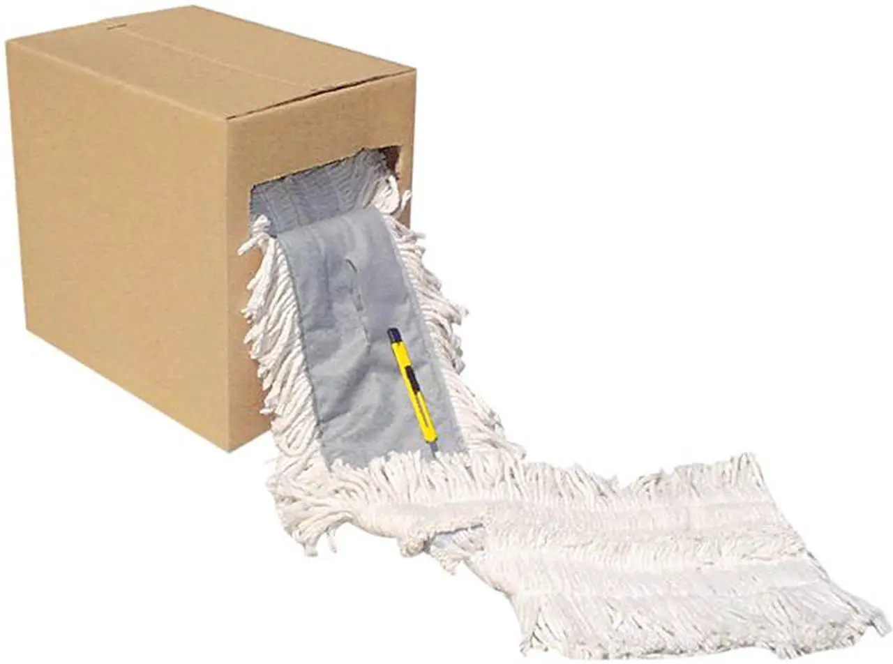 Main image of Boardwalk BWKFF40 Flash Forty Disposable Dustmop, Cotton, 5", Natural