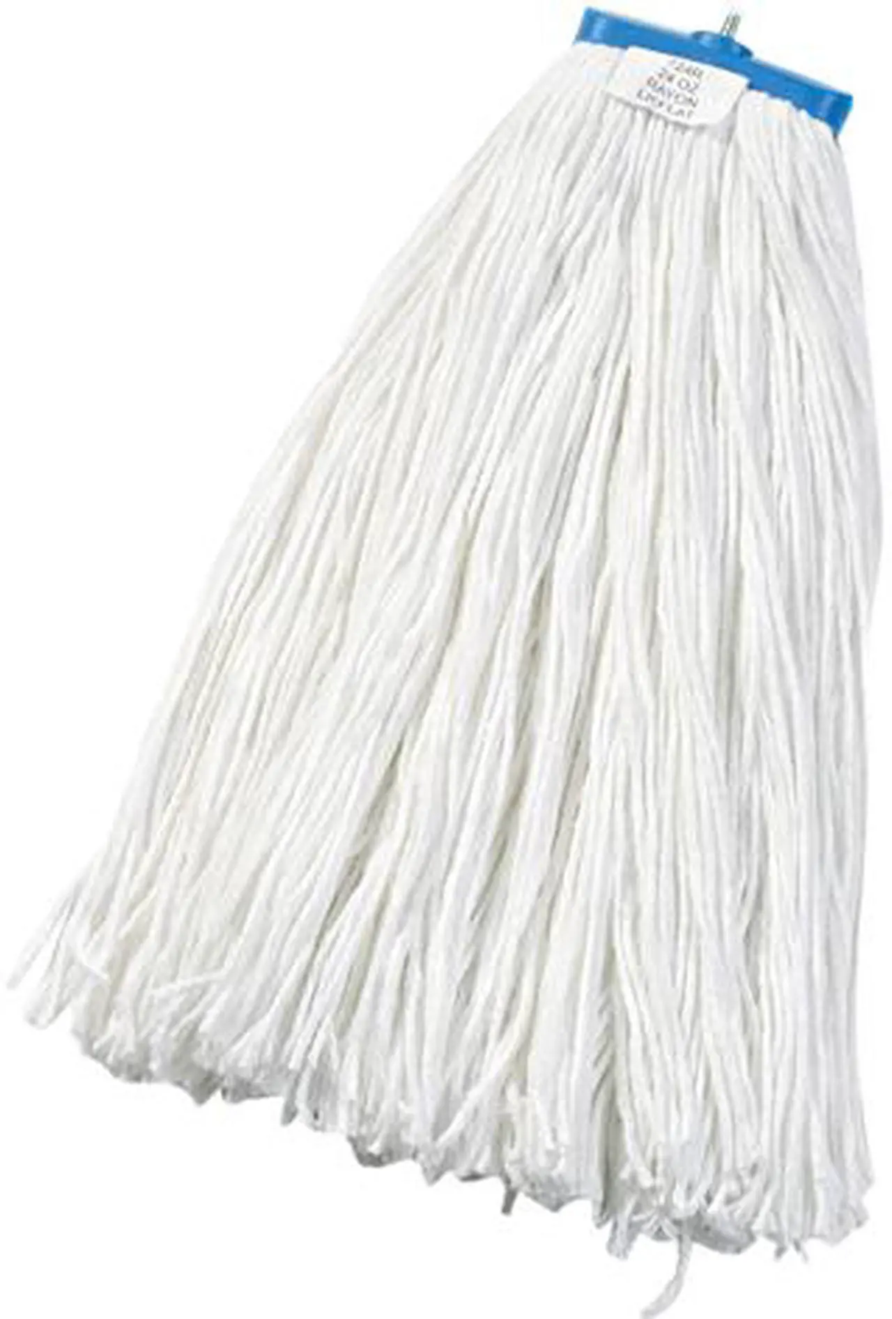 Main image of Boardwalk BWK724REA Cut-End Lie-Flat Wet Mop Head, Rayon, White
