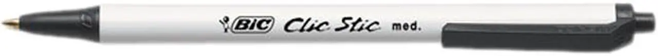 Main image of BIC CSM241-BK Clic Stic Ballpoint Retractable Pen