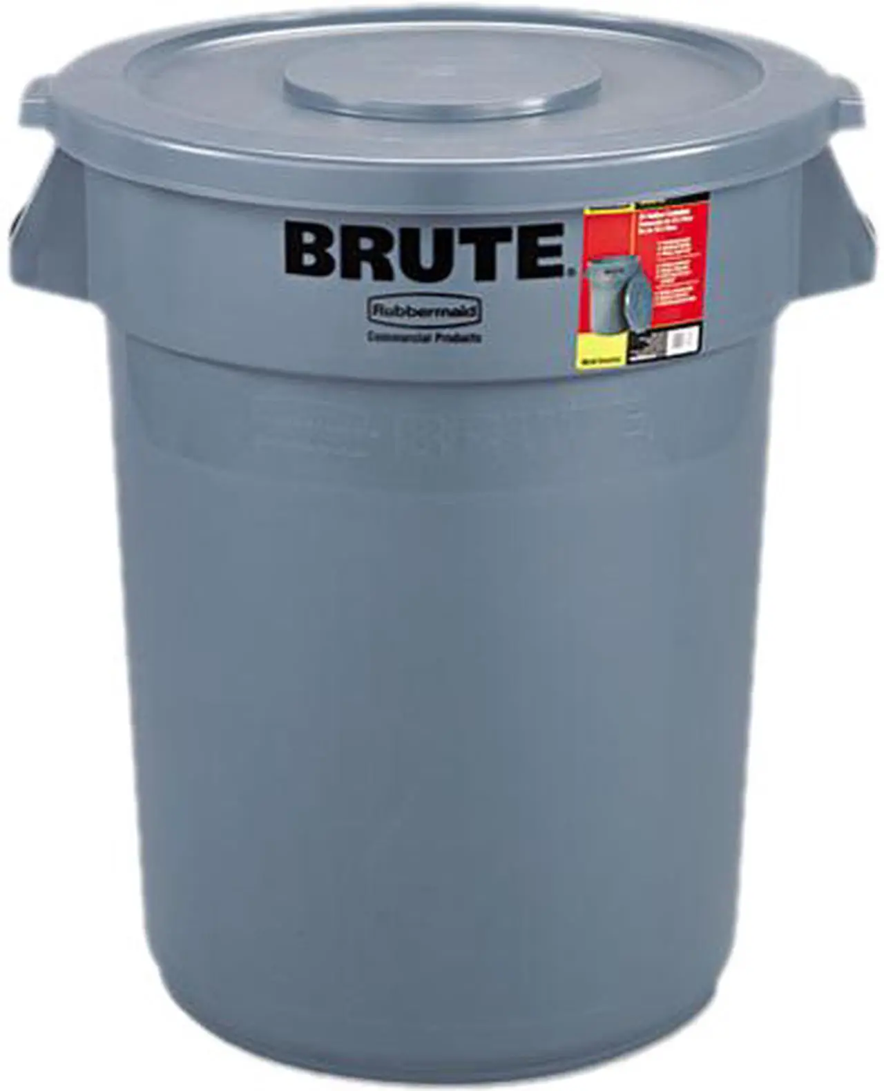 Main image of Rubbermaid Commercial RCP 8632-92 GRA Brute Container All-Inclusive, Round, Plastic, 32gal, Gray