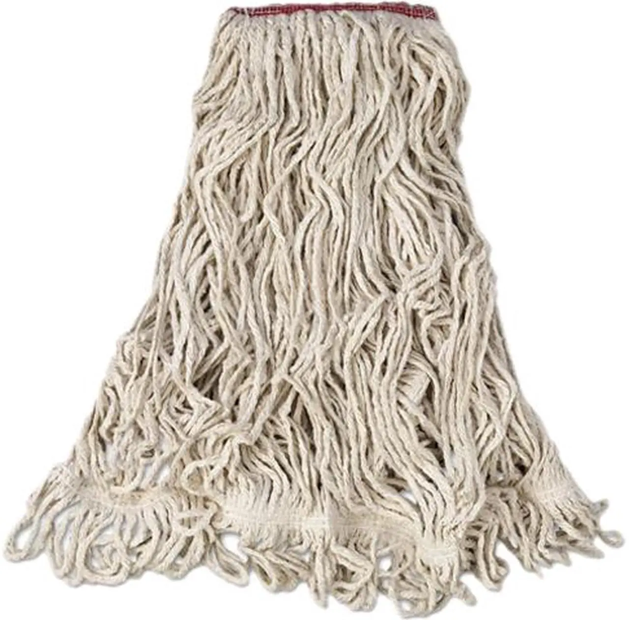 Main image of Rubbermaid Commercial RCP D213 WHI 24 oz. Super Stitch Blend Wet Mop, 1" Headband, White