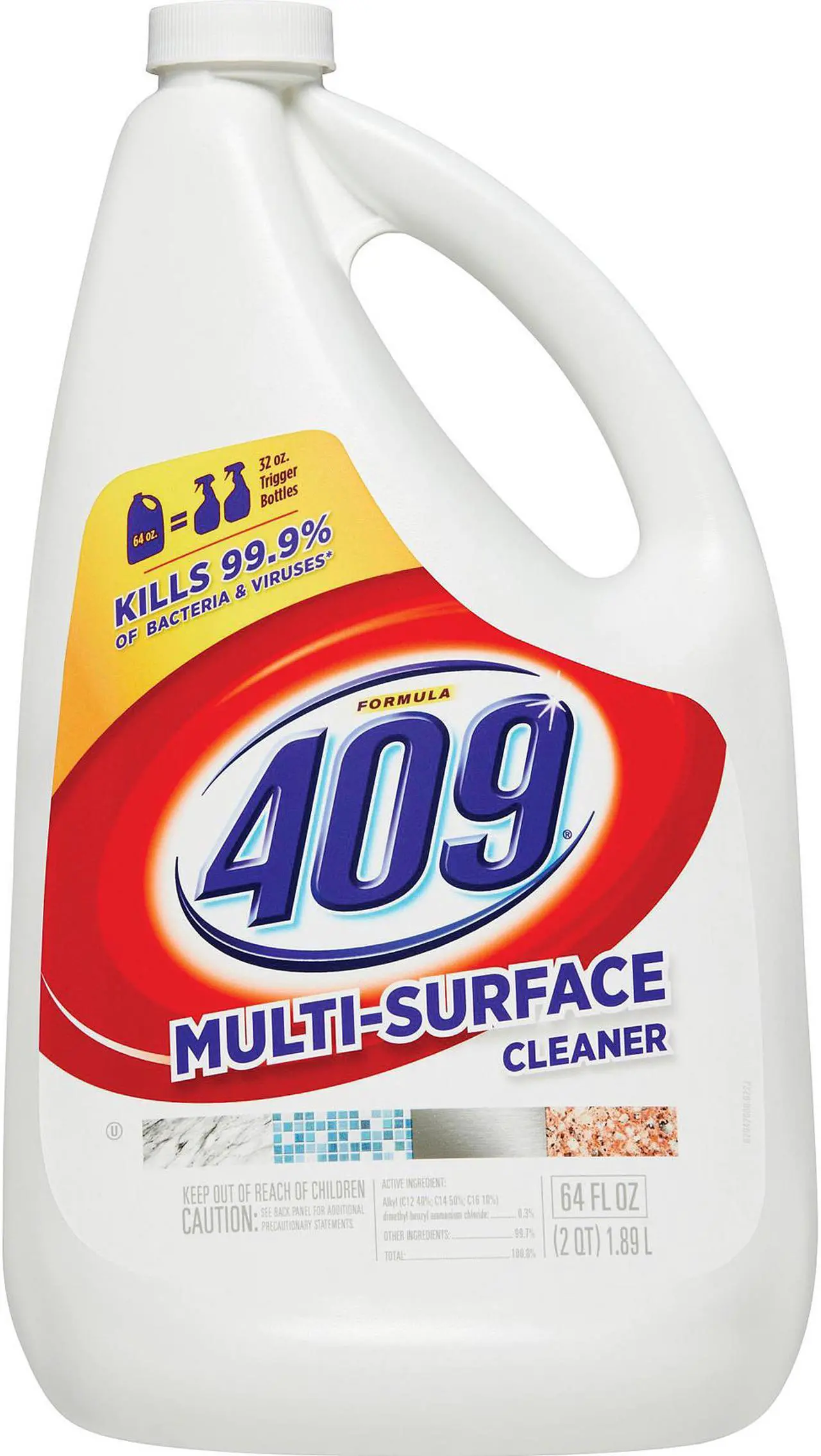 Alt view image 5 of 5 - Formula 409 Multi-Surface Cleaner Refill Bottle - 64 fl oz (2 quart) - Original Scent - 6/Carton 00636CT