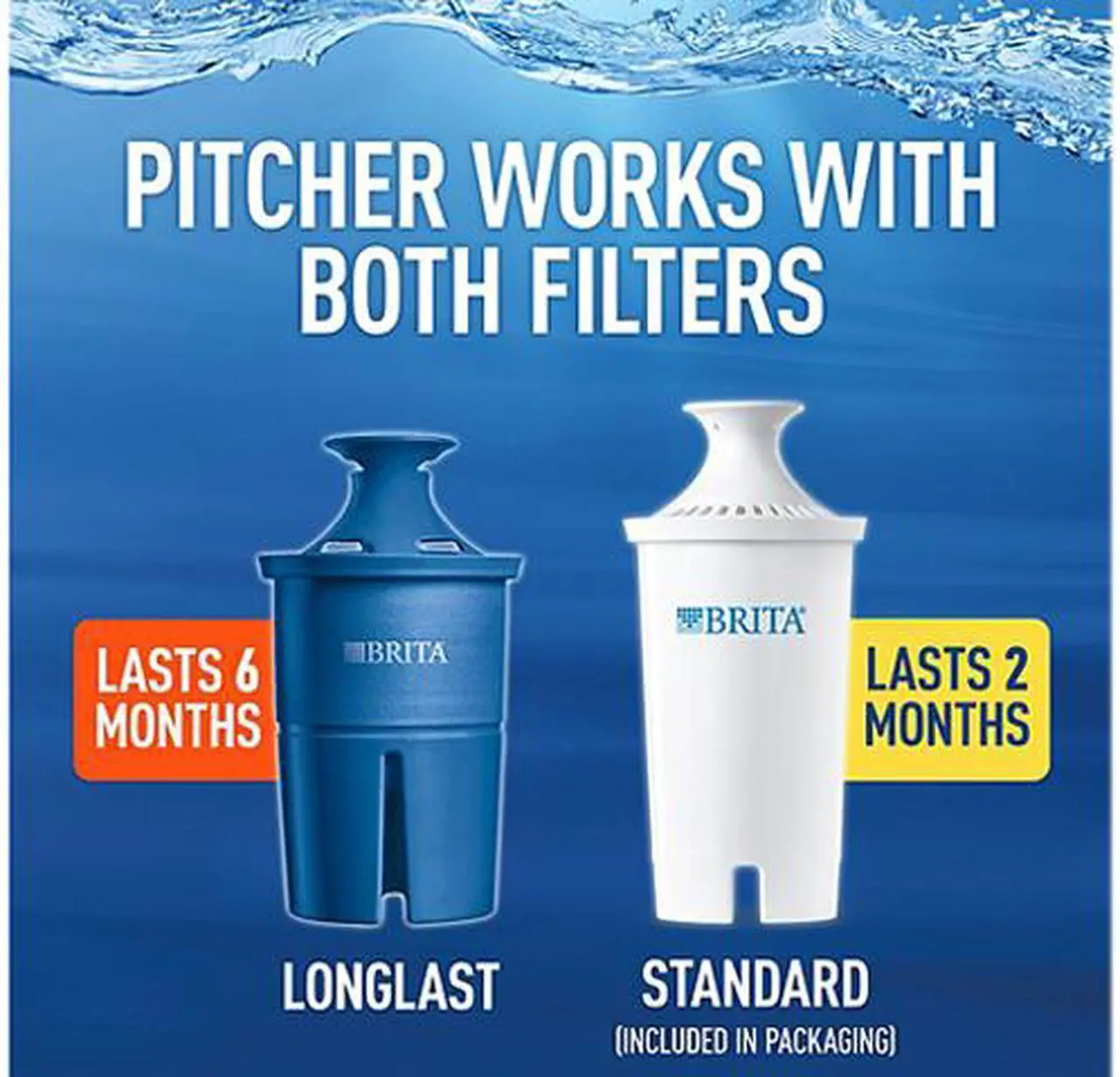 Alt view image 9 of 11 - Brita 35566CT Space Saver Water Filter Pitcher