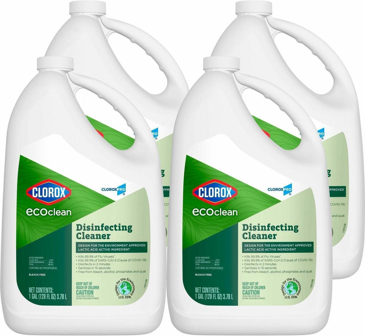 Main image of CloroxPro EcoClean Disinfecting Cleaner Spray - 128 fl oz (4 quart) - 4 / Carton  60094CT
