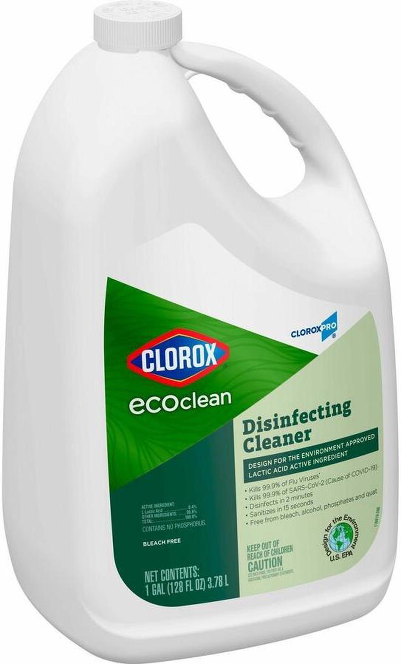 Alt view image 2 of 2 - CloroxPro EcoClean Disinfecting Cleaner Spray - 128 fl oz (4 quart) - 4 / Carton  60094CT