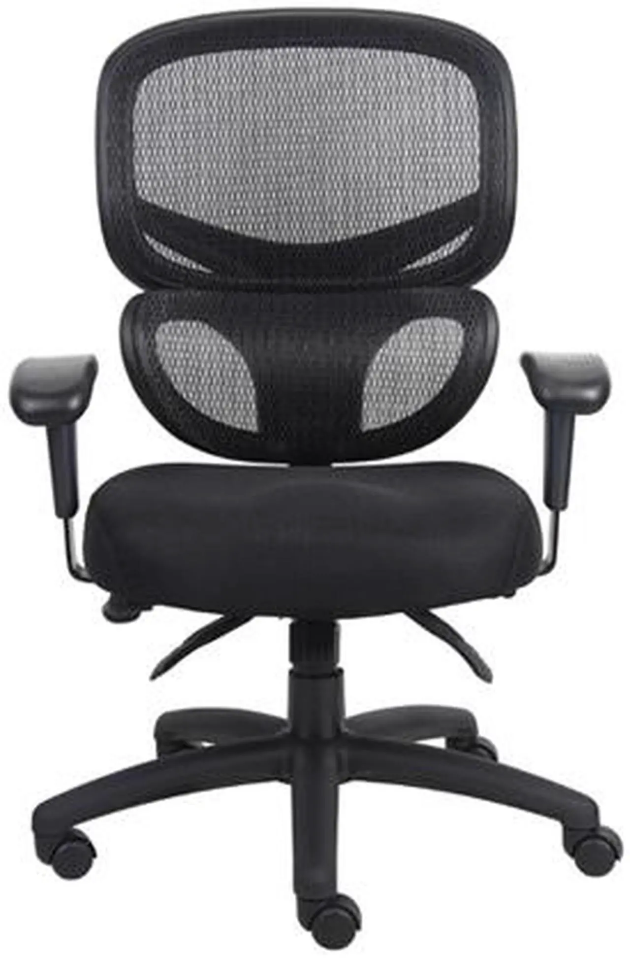 Alt view image 2 of 7 - Boss Office Supplies B6338 Multi-Function Mesh Task Chair