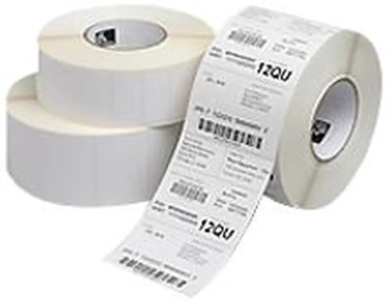 Main image of Zebra 10008531 4" x 3" PolyPro 4000T Labels - 1 Case (4 Rolls)