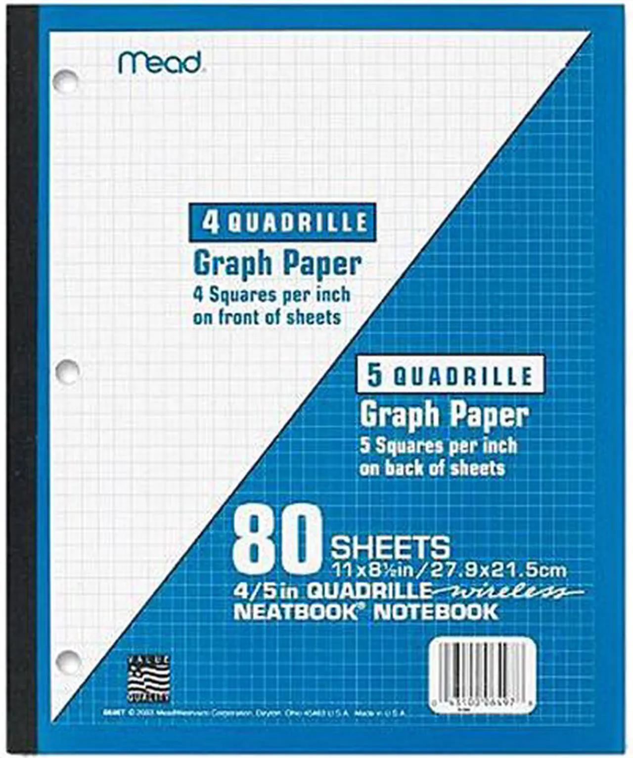 Main image of Mead 06497  1-Subject Wireless Neatbook, 80 Sheets Letter 8.50" x 11" - 1Each - White Paper