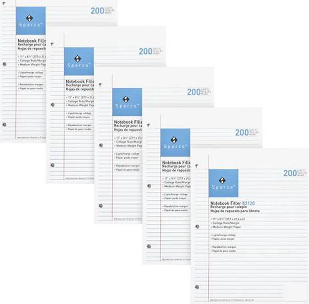 Main image of Sparco 82110BD Notebook Filler Paper - Letter