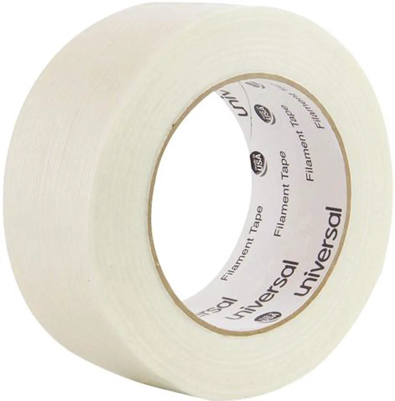 Main image of Universal UNV31648 350# Premium Filament Tape, 3" Core, 1.89" x 60yds, Clear