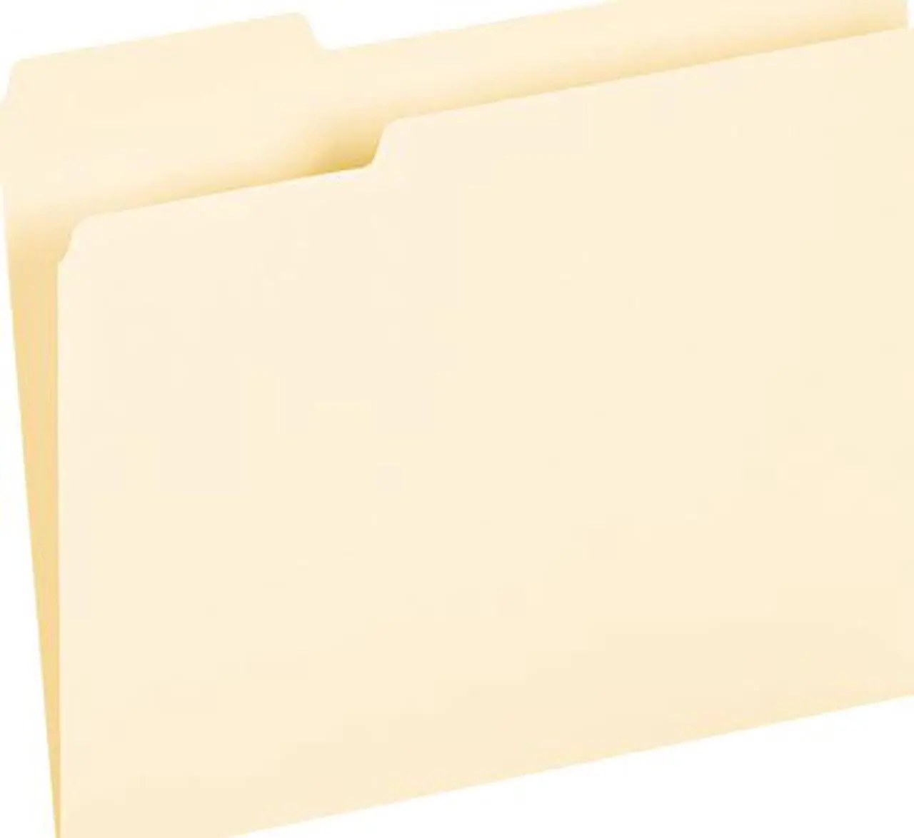 Main image of Universal UNV12213 Interior File Folders, 1/3-Cut Tabs, Letter Size, Manila, 100/Box
