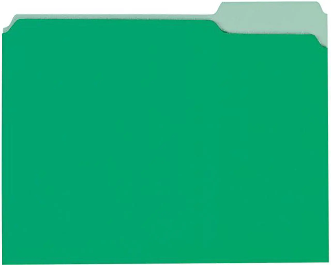 Main image of Universal UNV12302 Interior File Folders, 1/3-Cut Tabs, Letter Size