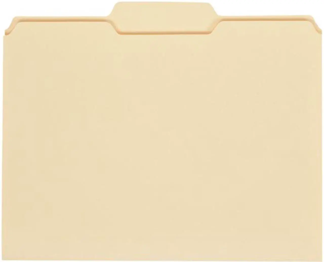 Main image of Universal UNV12122 Top Tab Manila File Folders, 1/3-Cut Tabs, Center Position, Letter Size
