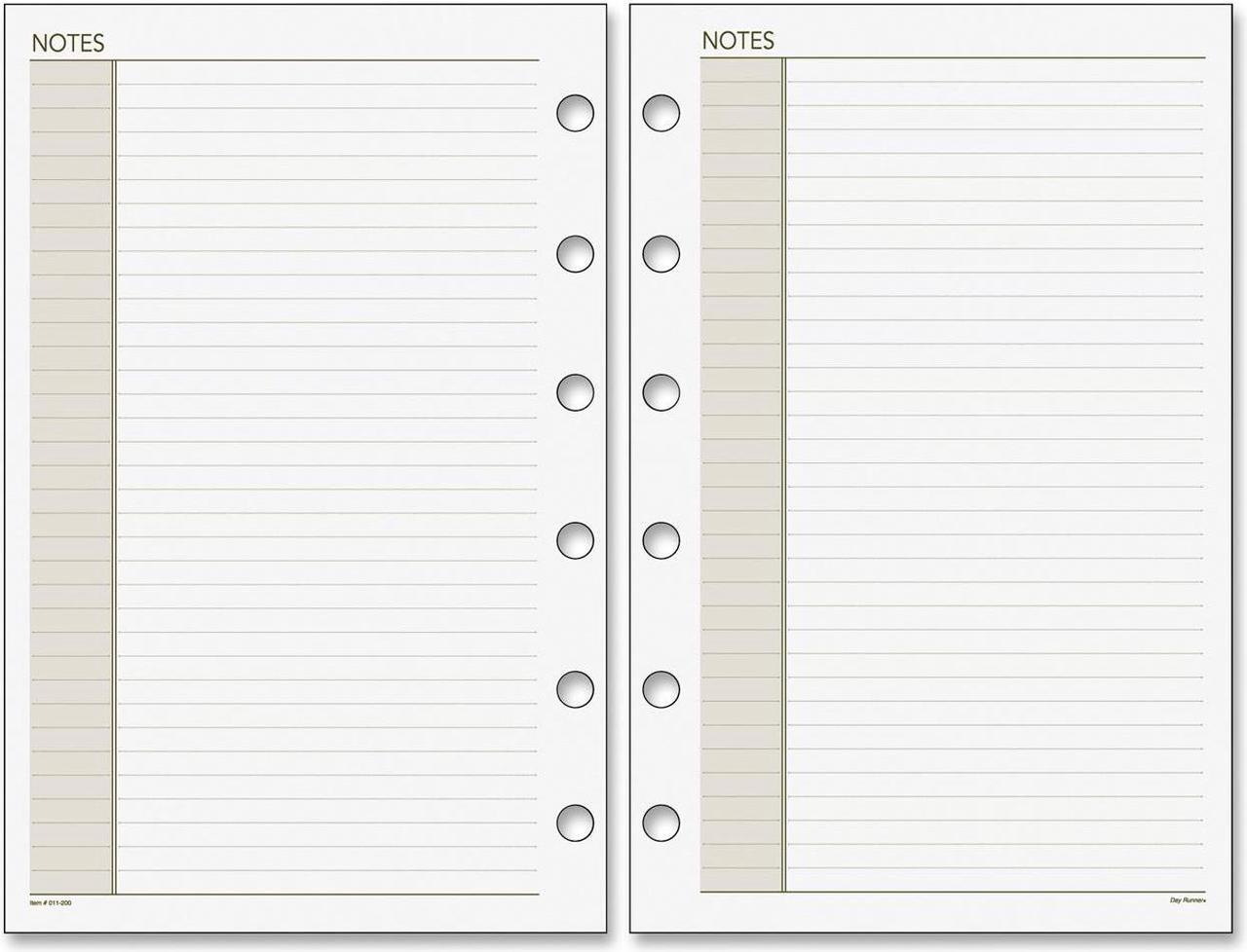 Main image of Day Runner Planner Notes Pages