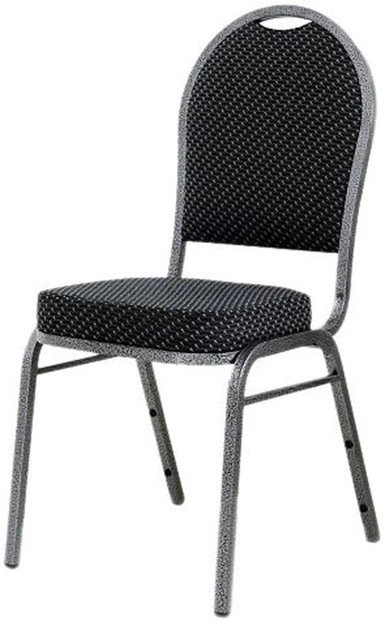 Main image of Lorell Upholstered Textured Fabric Stacking Chair
Fabric Gray Seat - Fabric Gray Back - Steel Frame - 15" x 16" x 37" Overall Dimension