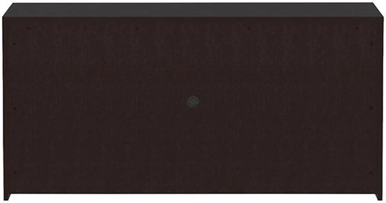 Alt view image 4 of 4 - Lorell 18214 Essentials Espresso Laminate 4-Door Hutch