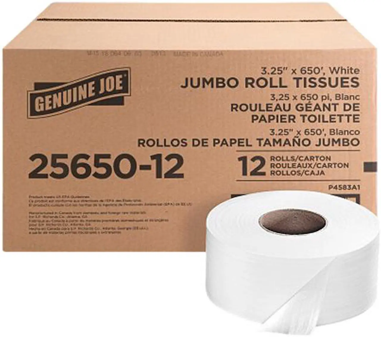 Main image of Genuine Joe 2565012PL Jumbo Roll Dispenser Bath Tissue