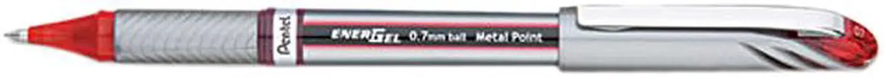 Main image of Pentel BL27B EnerGel NV Liquid Roller Ball Stick Gel Pen, Red Ink, Medium