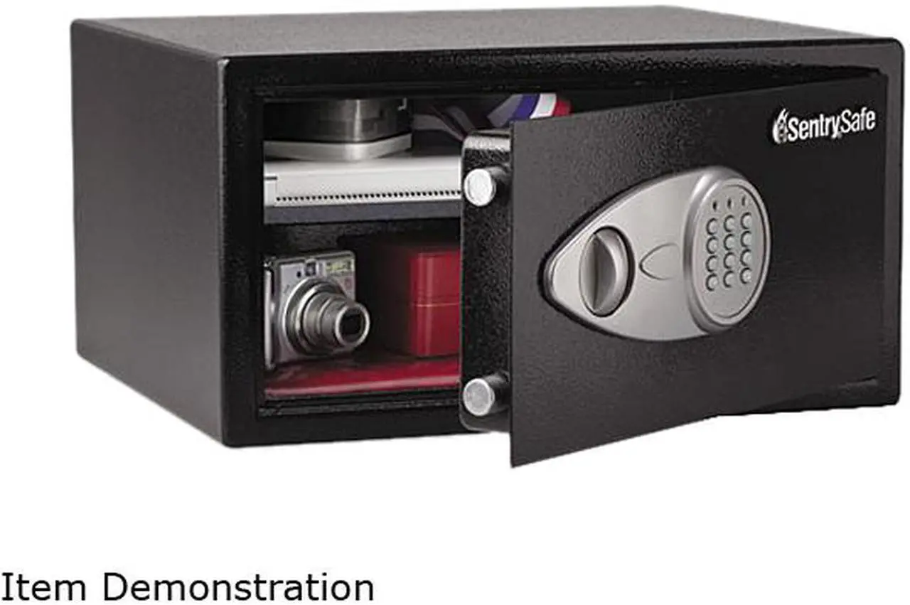 Main image of Sentry Safe X105 Electronic Lock Security Safe, 1.0 ft3, 16-15/16w x 14-9/16d x 8-7/8h, Black