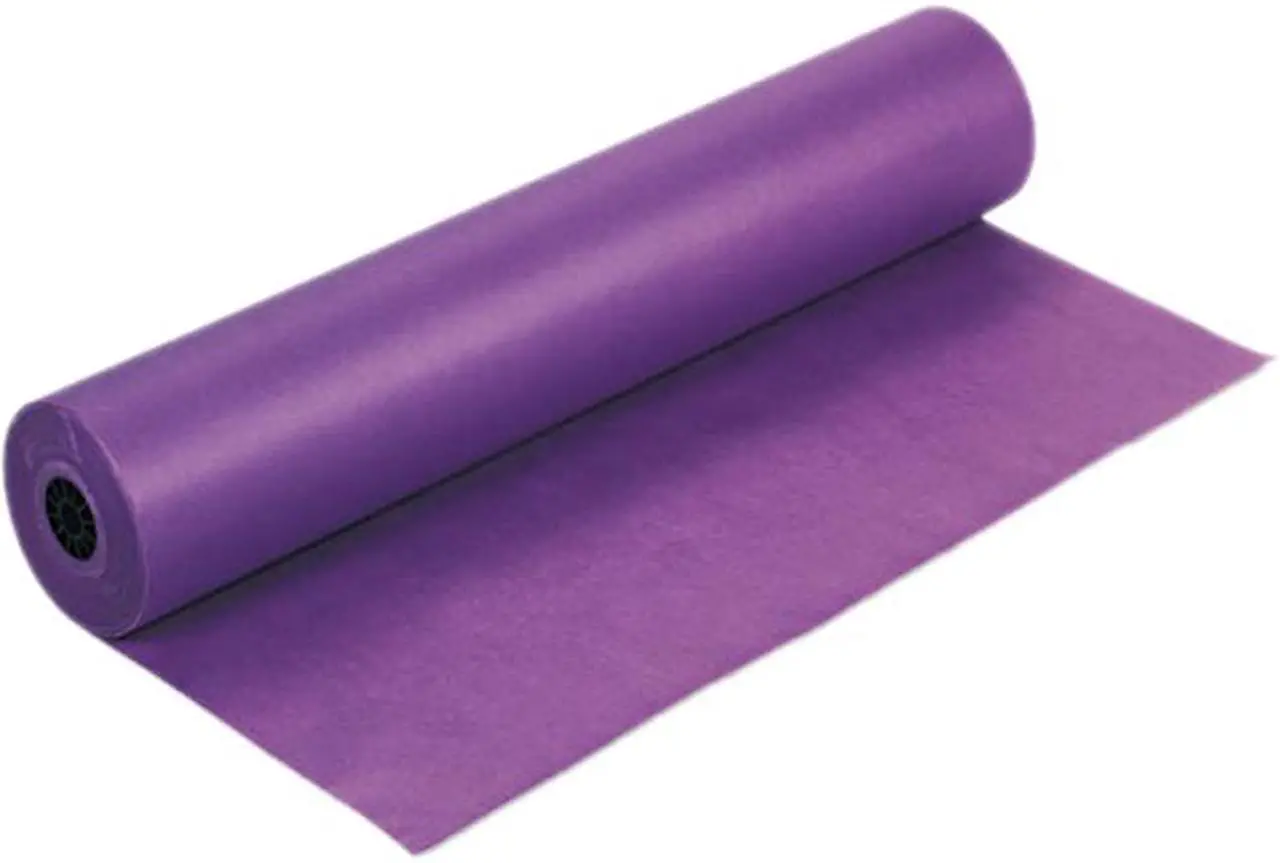 Main image of Pacon 63330 Rainbow Duo-Finish Colored Kraft Paper, 35 lbs., 36" x 1000 ft, Purple