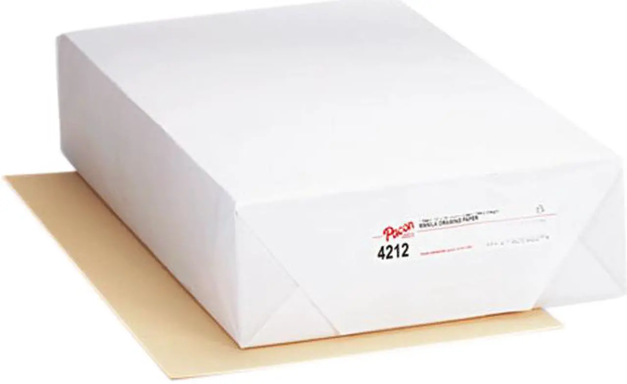 Main image of Pacon 4212 Cream Manila Drawing Paper, 60 lbs., 12 x 18, 500 Sheets/Pack