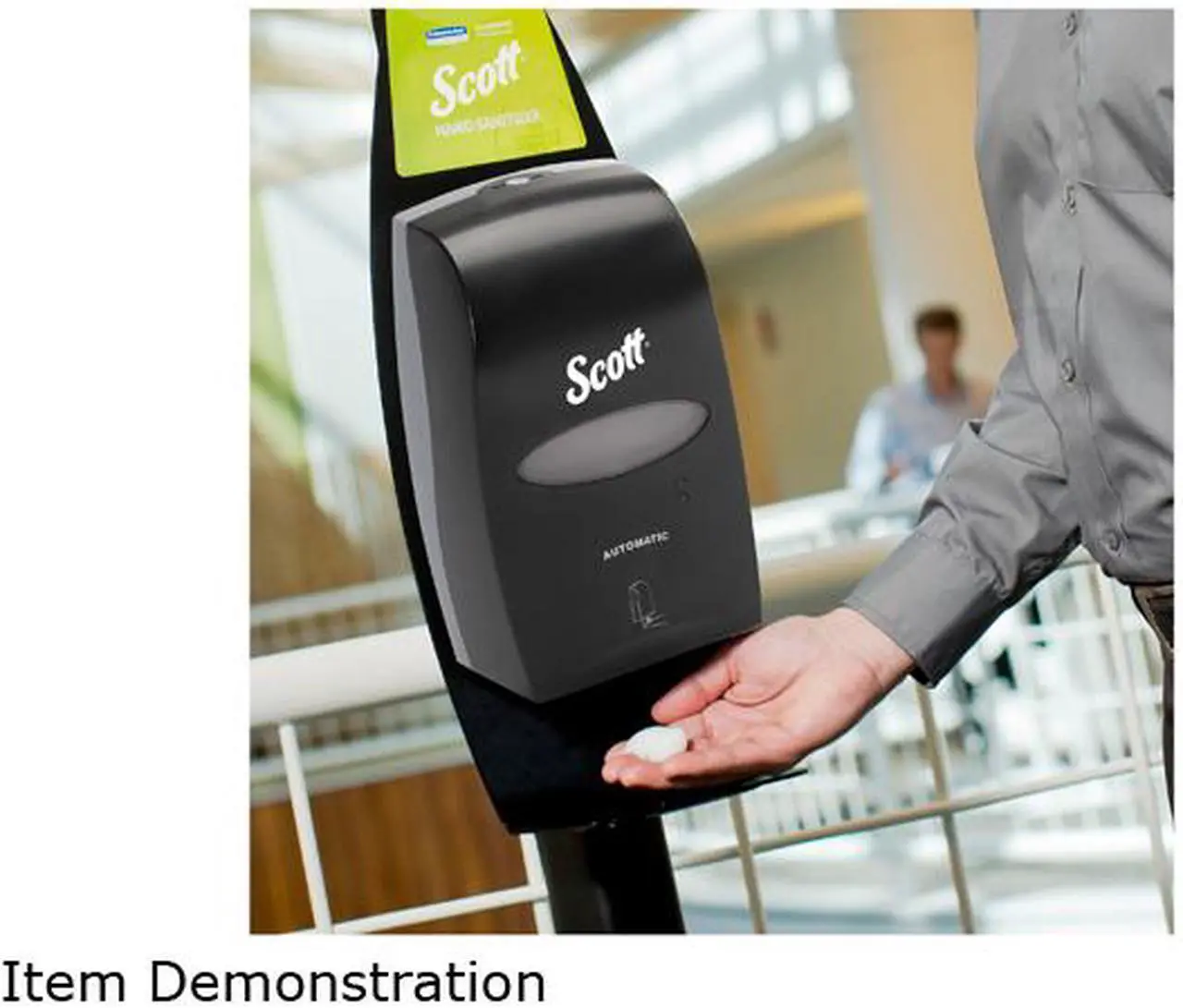 Alt view image 3 of 3 - Scott Essential (formerly Kleenex) Green Certified Foaming Hand Soap (91591), Unscented, Clear, 1.2 L, 2 Packages / Case - Same Kleenex quality, now Scott branded