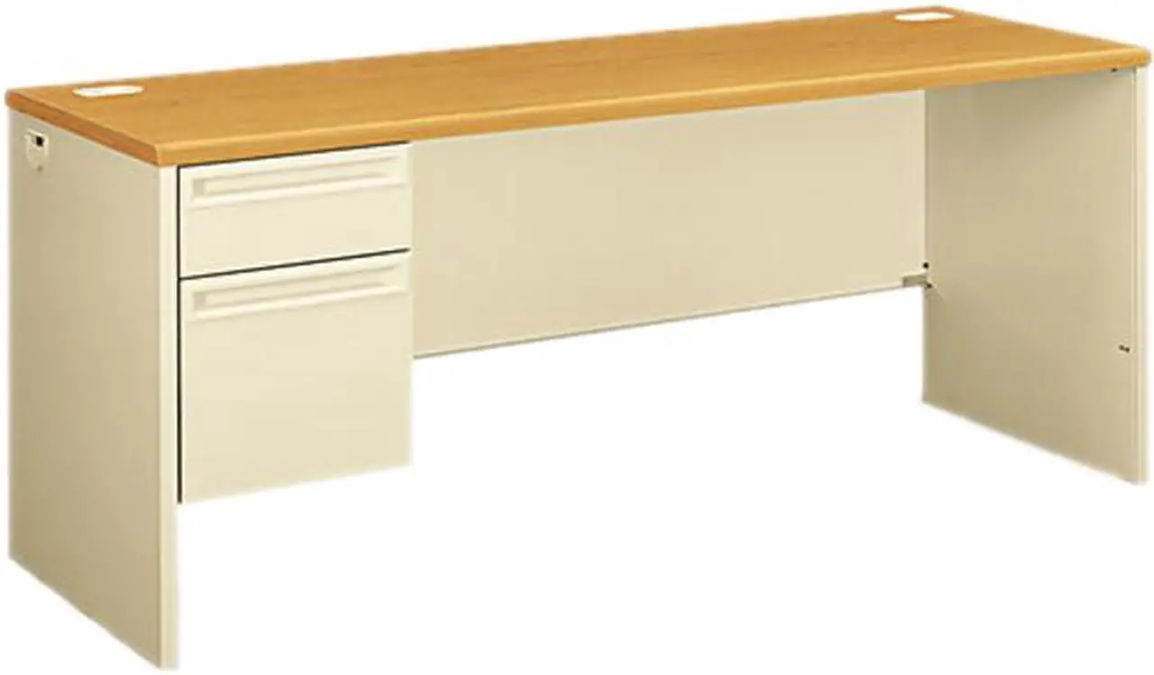 Main image of HON 38855LCL 38000 Series Left Pedestal Credenza, 29.50" x 72.00" x 24.00", Harvest / Putty