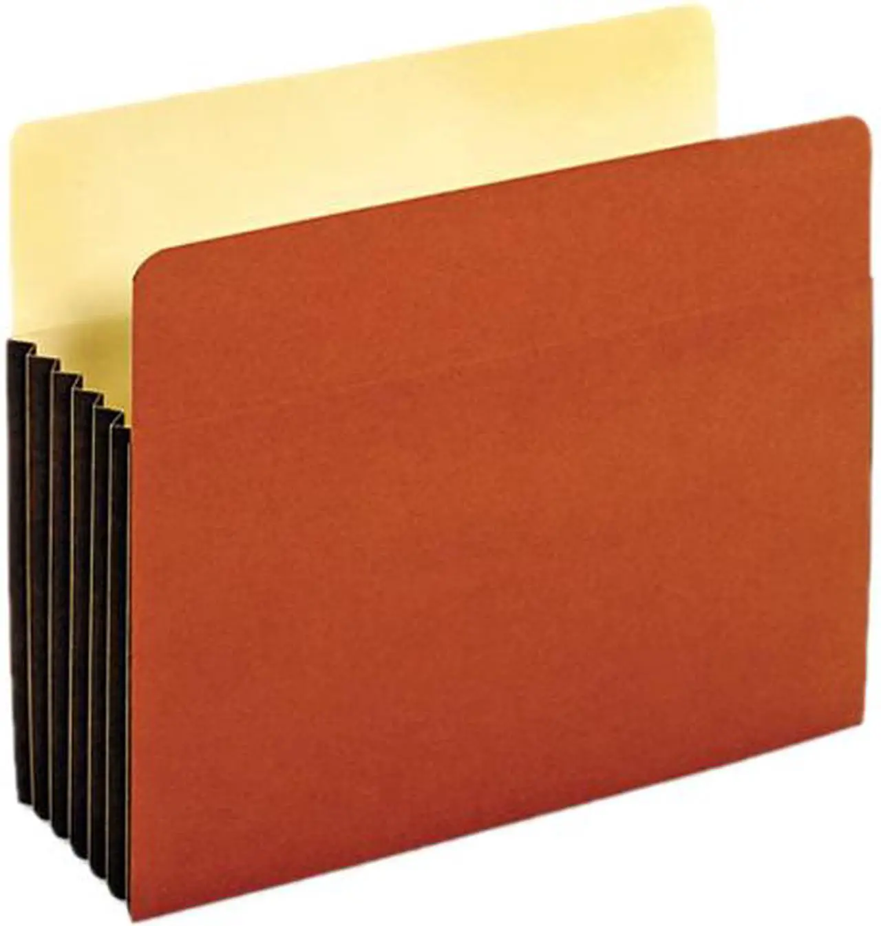 Main image of Globe-Weis 63274 Drop Front Expanding File Pocket, Top Tab, 5 1/4 Inch, Letter, Brown, 10/Box