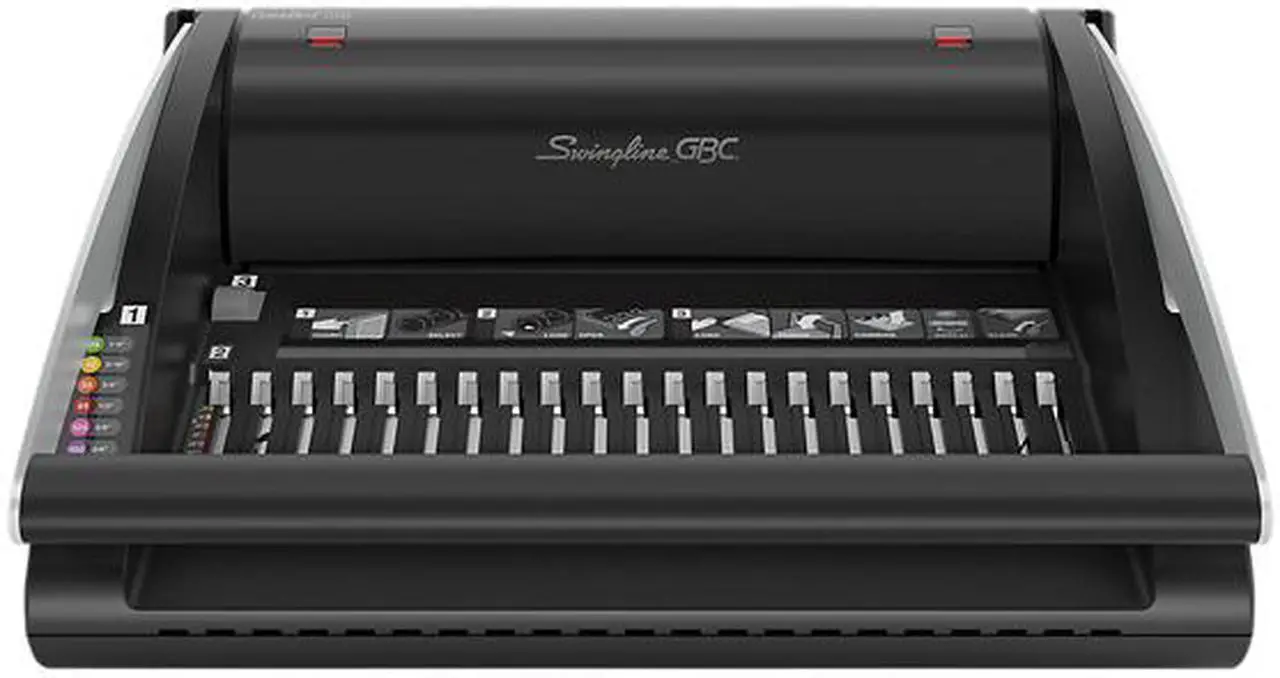 Alt view image 2 of 3 - GBC 7706172 CombBind C20 Manual Binding Machine, 21-3/4w x 18-3/4d x 9-1/4h, Black