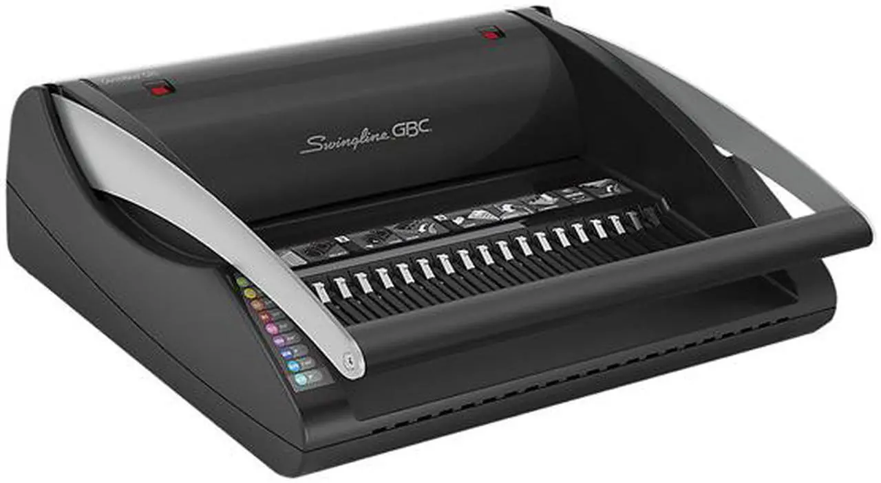 Alt view image 3 of 3 - GBC 7706172 CombBind C20 Manual Binding Machine, 21-3/4w x 18-3/4d x 9-1/4h, Black