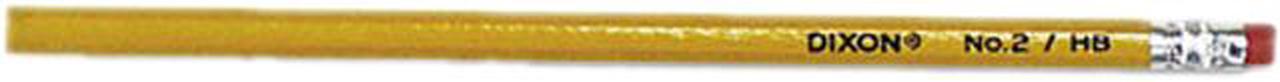 Main image of Dixon 14412 Woodcase Pencil, HB #2 Lead,Yellow Barrel, 144/Box