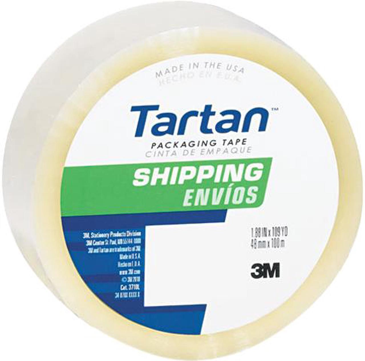 Tartan 3710-6 General Purpose Packing Tape, 2" x 55 yards, 3" Core, Clear