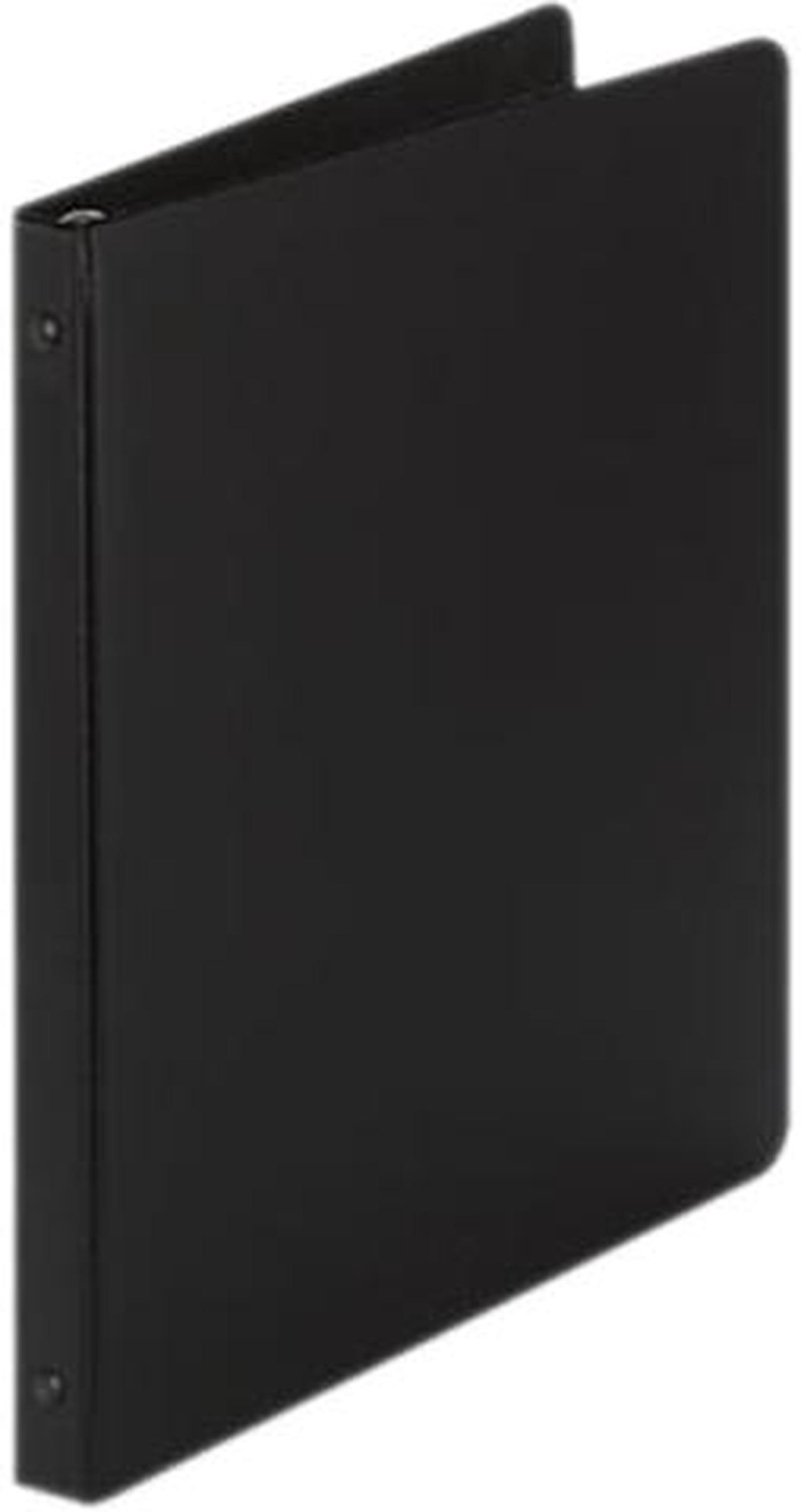 Main image of Avery 03201 Economy Round Ring Reference Binder, 1/2" Capacity, Black