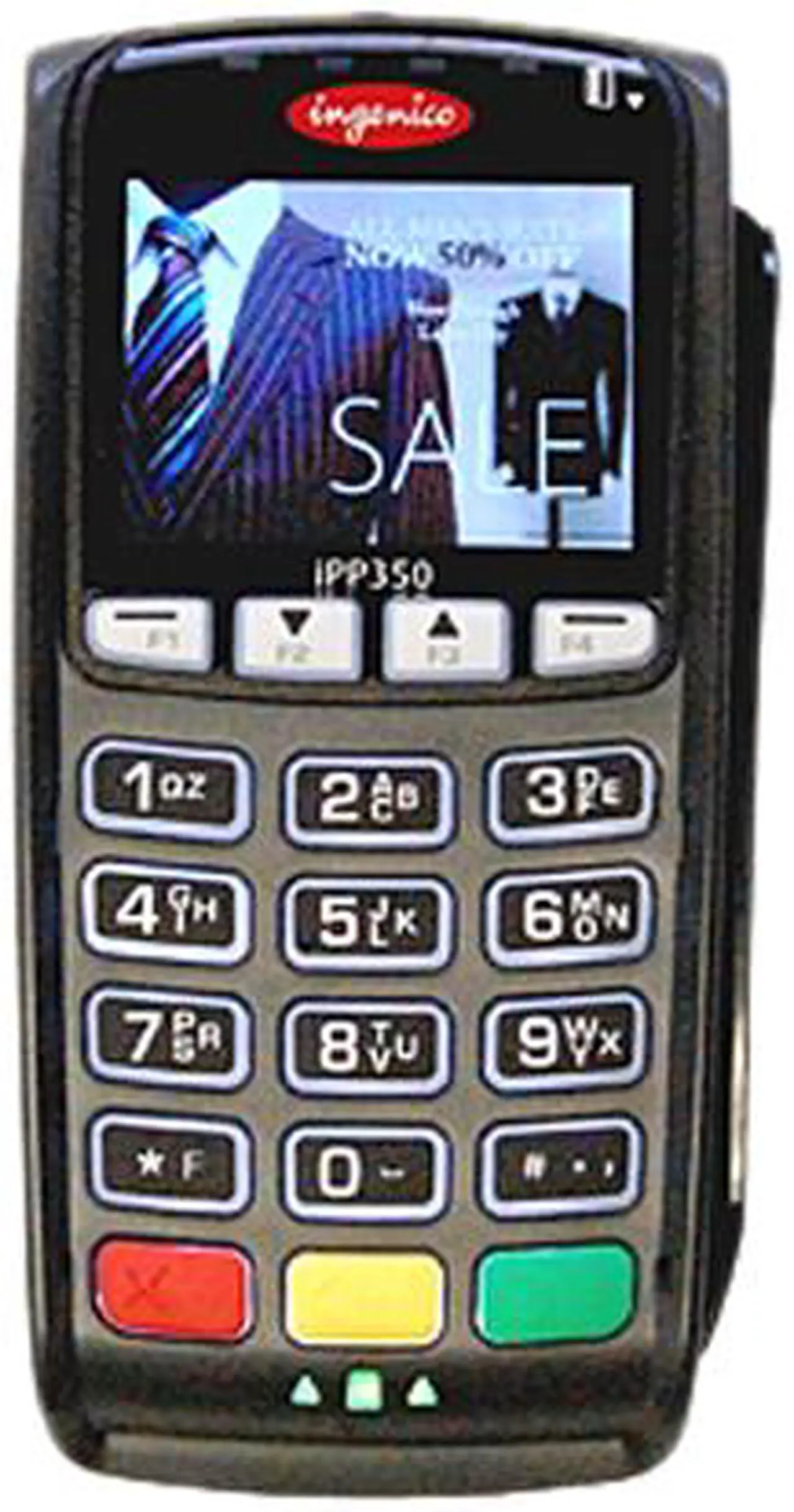 Alt view image 2 of 2 - Ingenico iPP 350 Payment Terminal with 2.7" TFT Color Display - No Software or Key Included - IPP350-USBLU01A