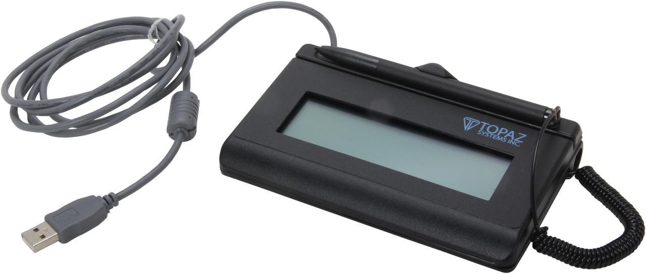 Main image of Topaz T-LBK460 Series SigLite LCD 1x5 Signature Capture Pad, USB, BackLit - T-LBK460-HSB-R