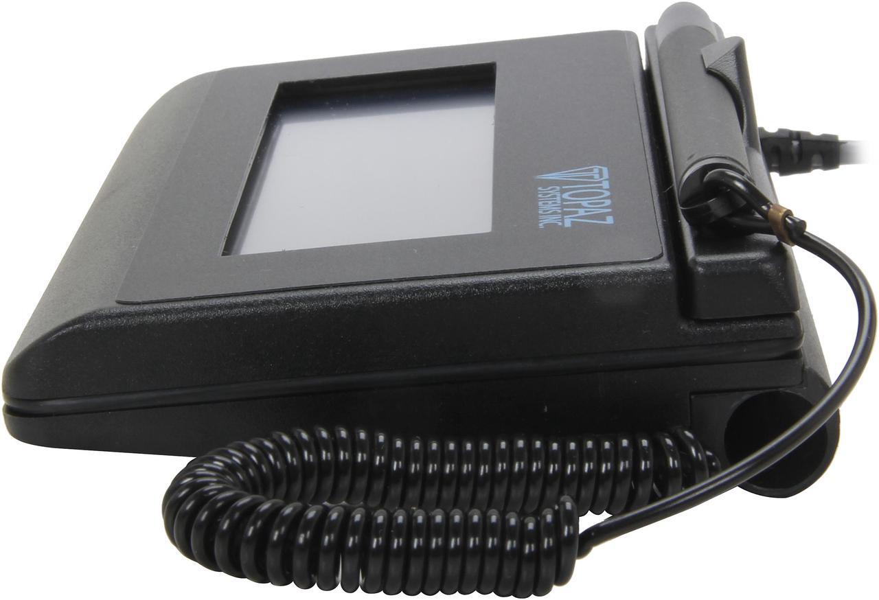 Alt view image 4 of 6 - Topaz T-LBK460 Series SigLite LCD 1x5 Signature Capture Pad, USB, BackLit - T-LBK460-HSB-R