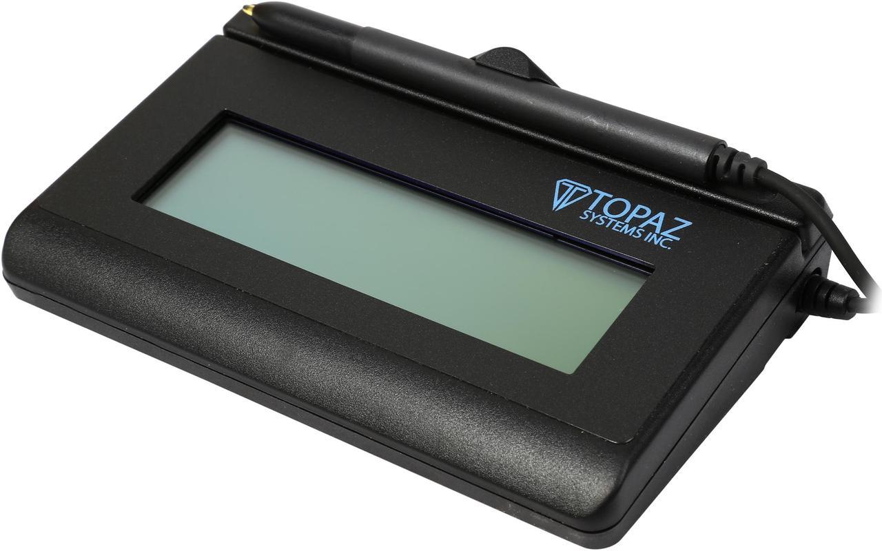 Topaz SignatureGem LCD 1x5 T-L462 Series T-L462-B-R Signature Capture Pad