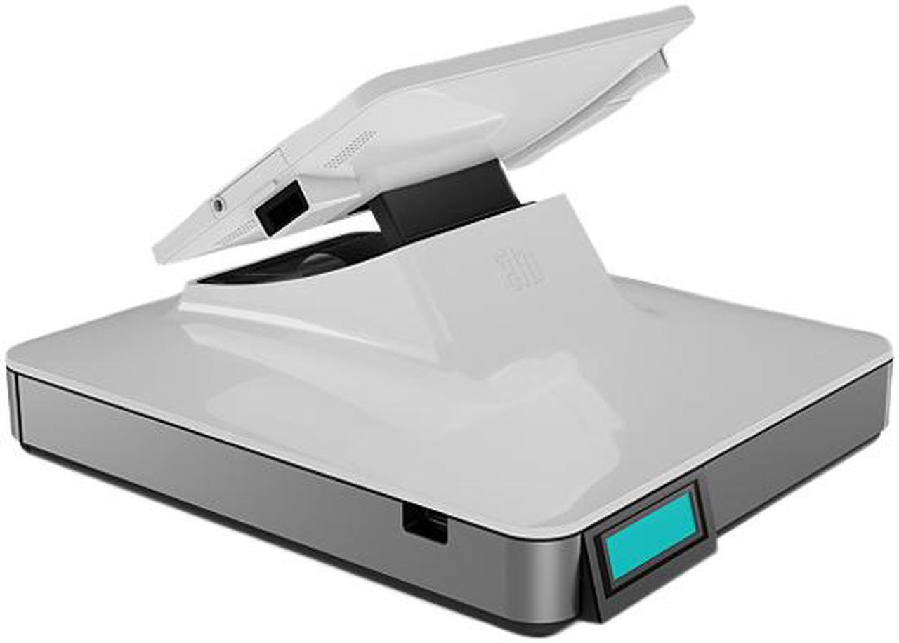 Alt view image 7 of 7 - Elo E008250 PayPoint POS System for iPad 4 /  iPad Air /  iPad Air 2 with Barcode Scanner, Receipt Printer, Cash Drawer, MSR & Customer Facing Display, Americas - White