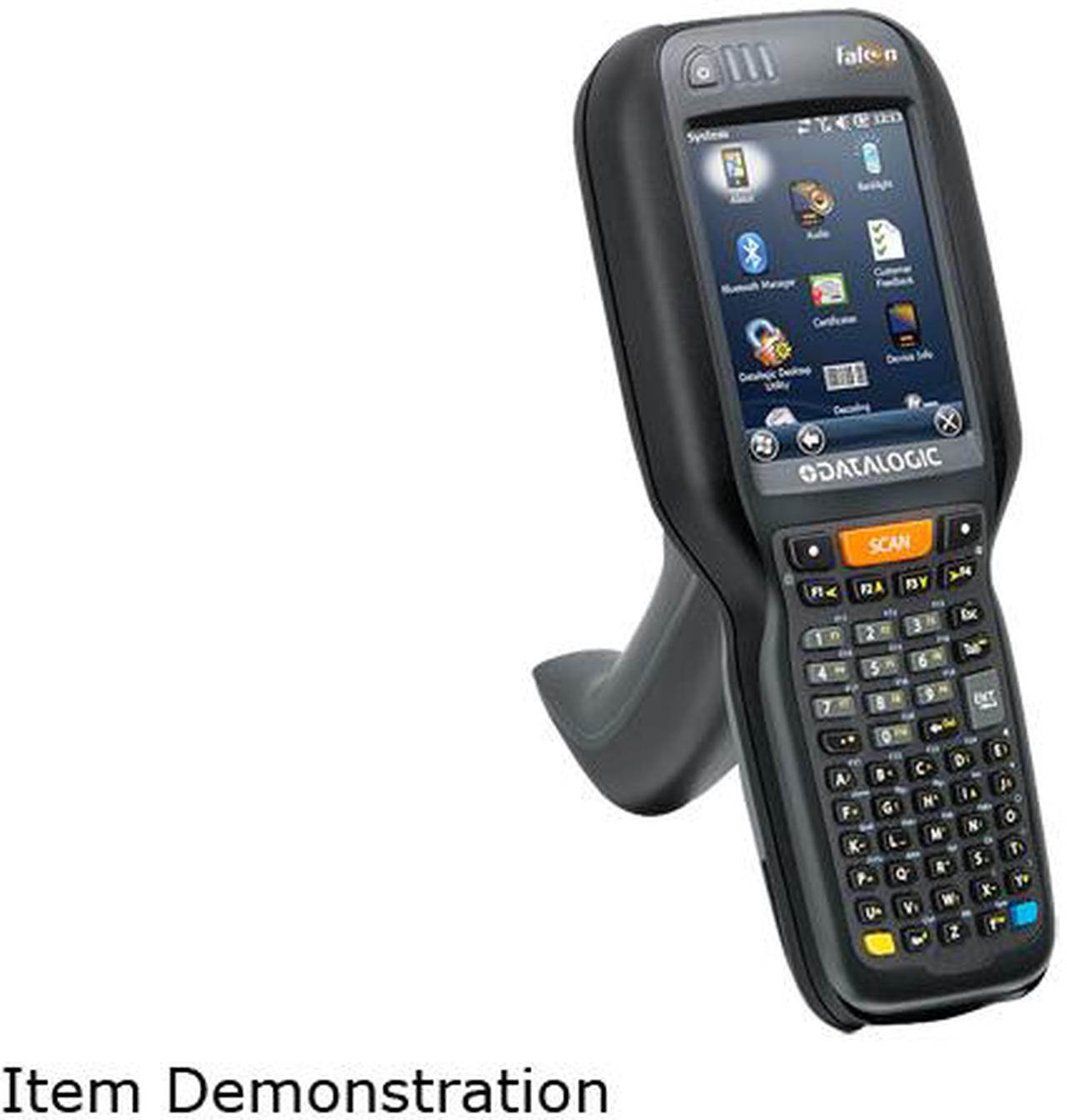 Main image of Datalogic 945250064 Falcon X3+ 52-Key Alphanumeric Mobile Computer with Pistol Grip, VGA, 802.11 a/b/g/n CCX V4, Bluetooth 2.1, 256MB RAM/1GB Flash, Std. Range w/ Green Spot, Camera, WEHH 6.5