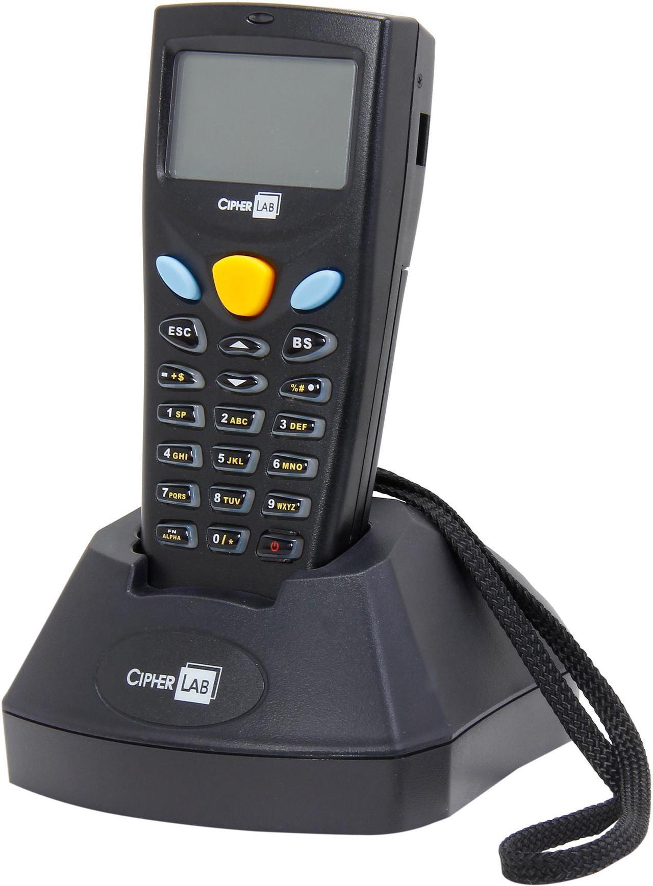 CipherLab 8000 Series 8001 Terminal w/ Linear Imager, 2MB, Rechargeable Li-on Battery, USB Cable, Cradle and Power Adapter