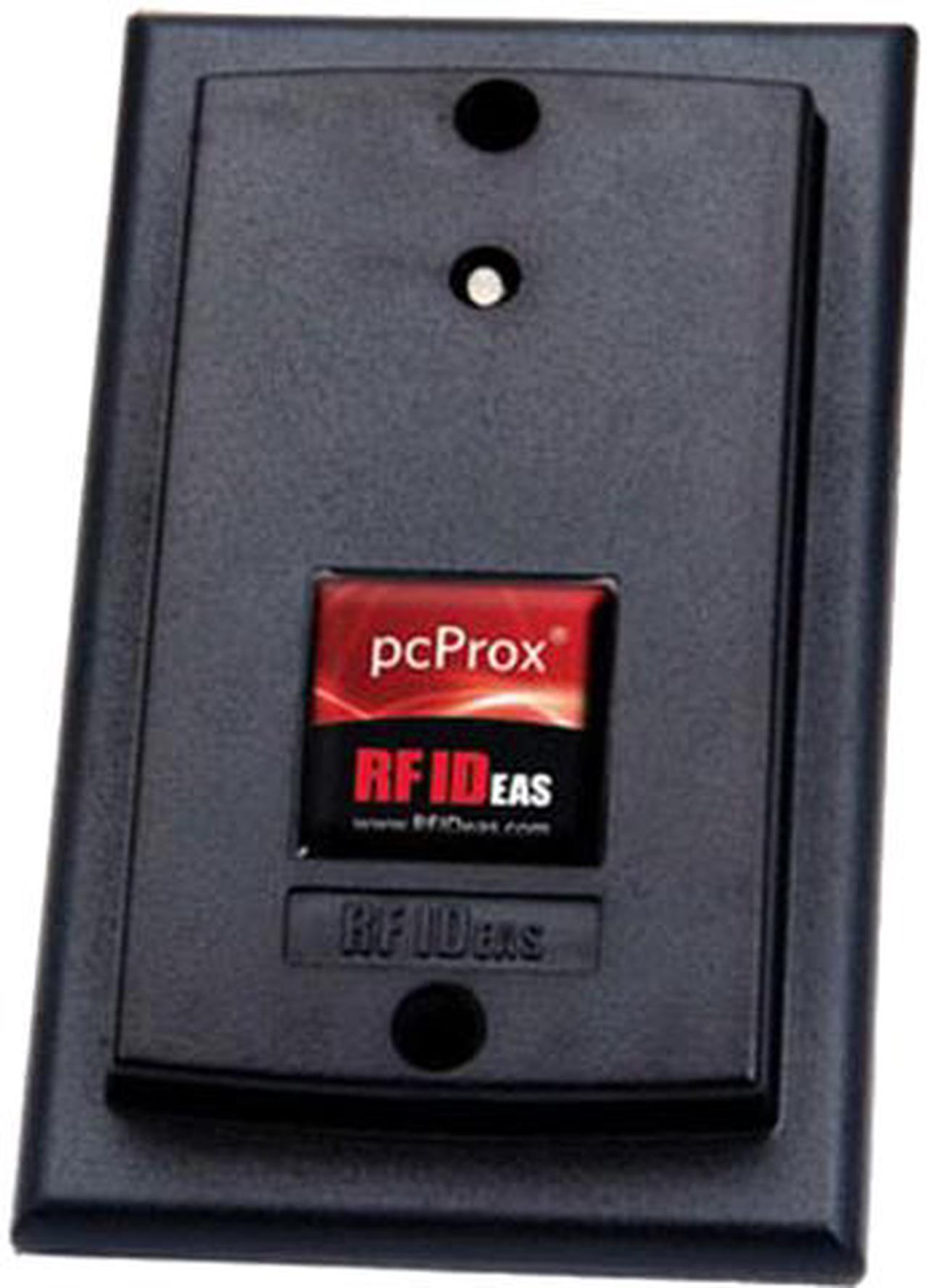 RF IDeas RDR-60W1AKU pcProx Enroll HID Prox Wallmount Black USB Reader