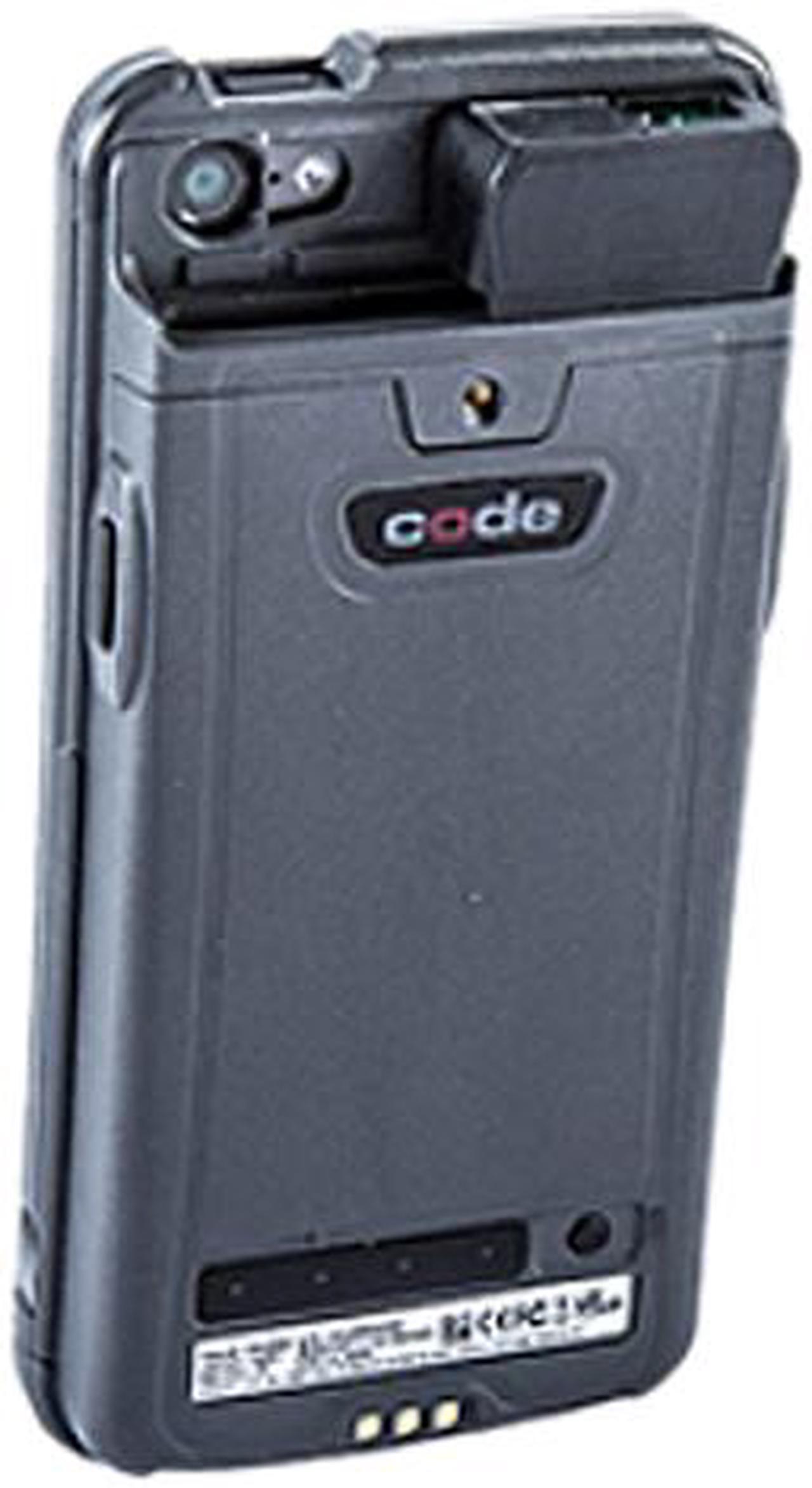 Main image of Code Reader CR4300 Enterprise-grade 1D/2D Barcode Reader Sled for iPhone SE, Light Gray, USB Kit - CR4400-K100-PKC2A