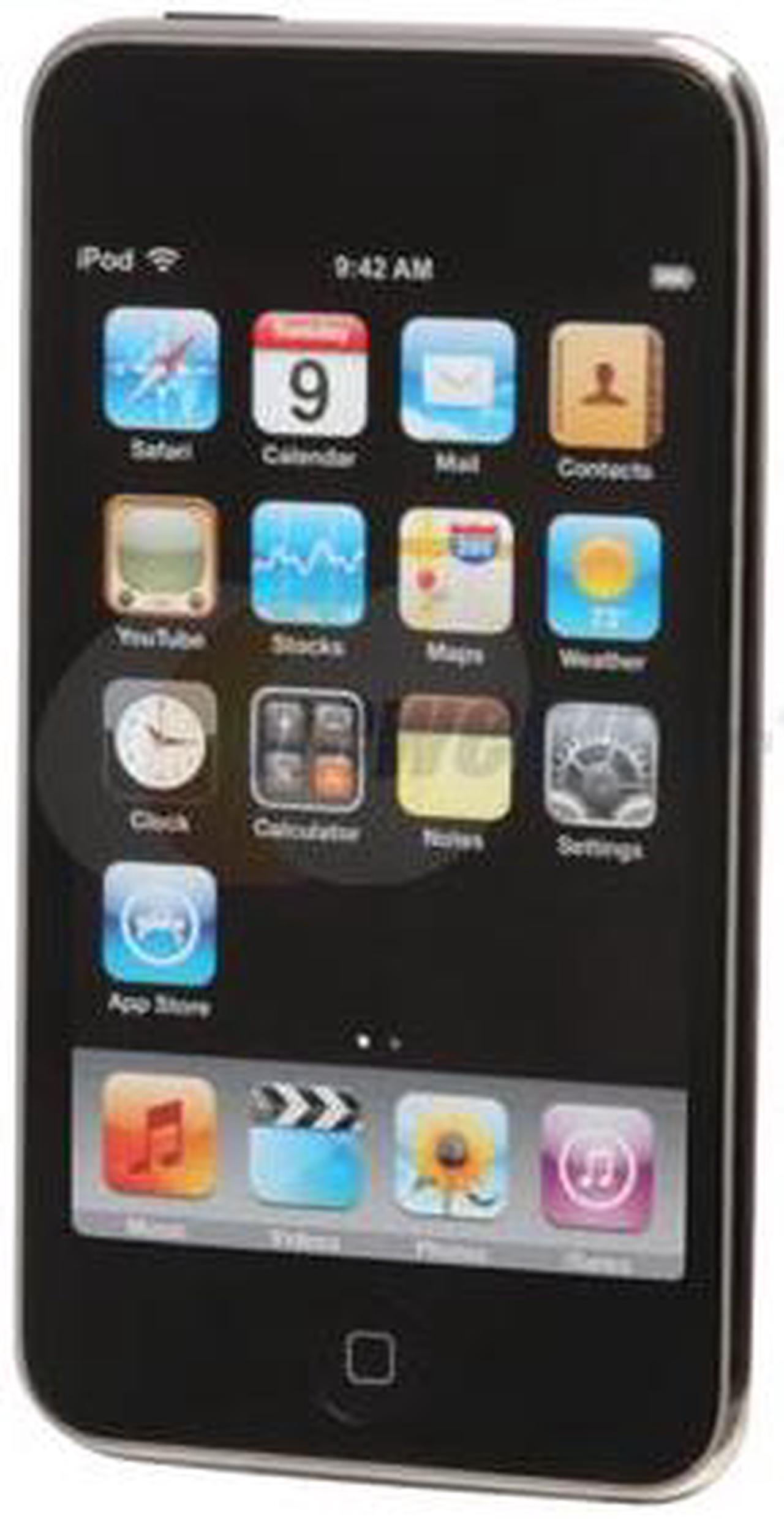Alt view image 2 of 10 - Apple iPod touch (2nd Gen) 3.5" Black 16GB MP3 / MP4 Player MB531LL/A