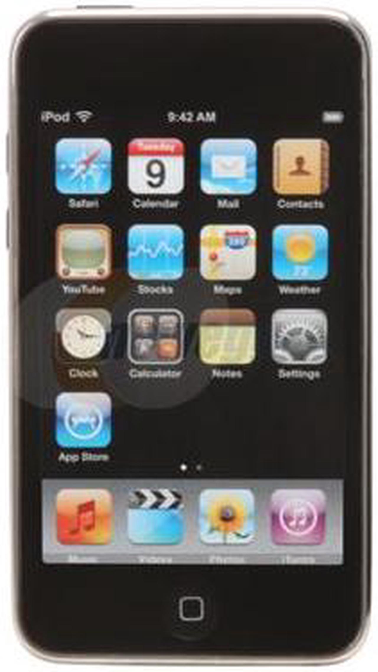 Alt view image 3 of 10 - Apple iPod touch (2nd Gen) 3.5" Black 16GB MP3 / MP4 Player MB531LL/A