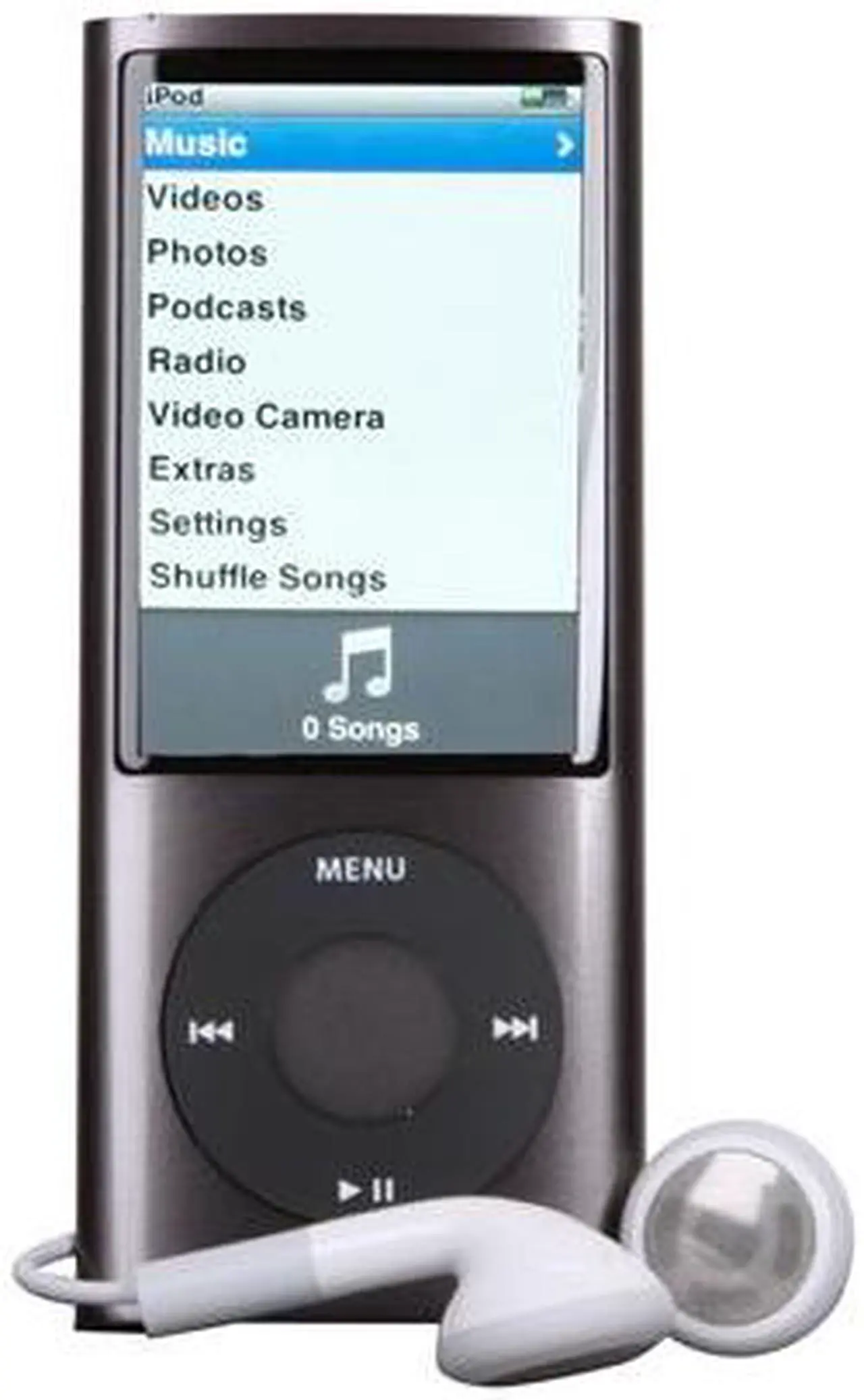 Main image of Apple - iPod nano 8GB - 5th Gen w/ Camera (BLACK) MC031LL/A