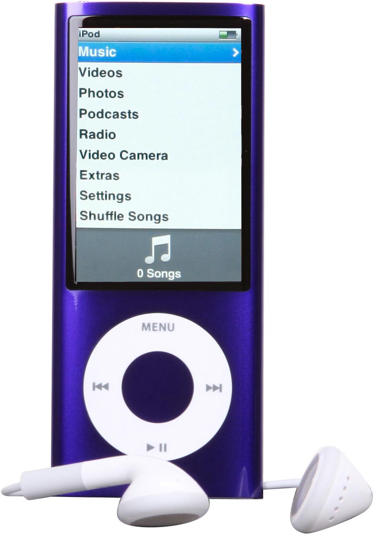 Apple - iPod nano 8GB - 5th Gen w/ Camera (PURPLE) MC034LL/A