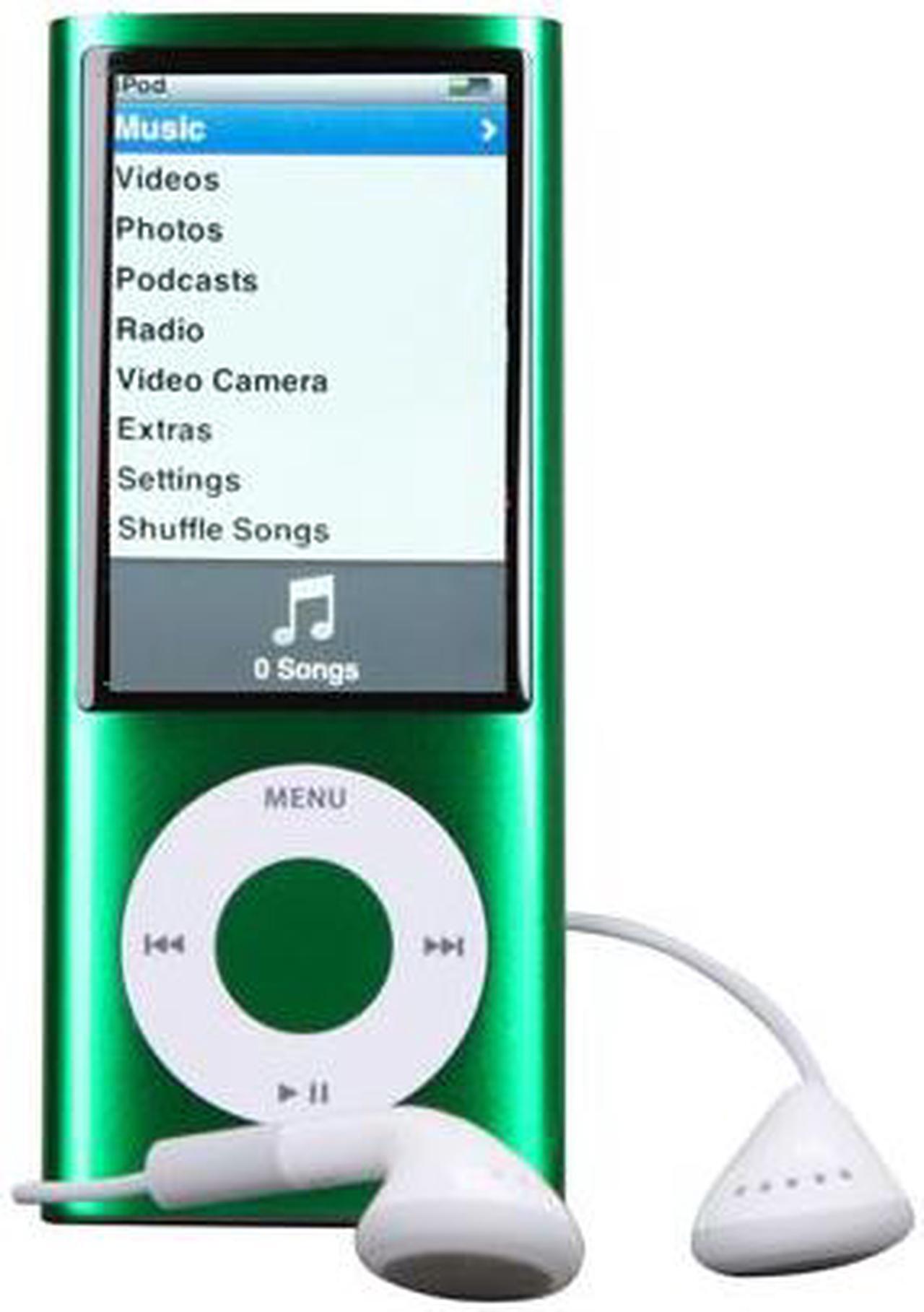 Main image of Apple - iPod nano 8GB - 5th Gen w/ Camera (GREEN) MC040LL/A