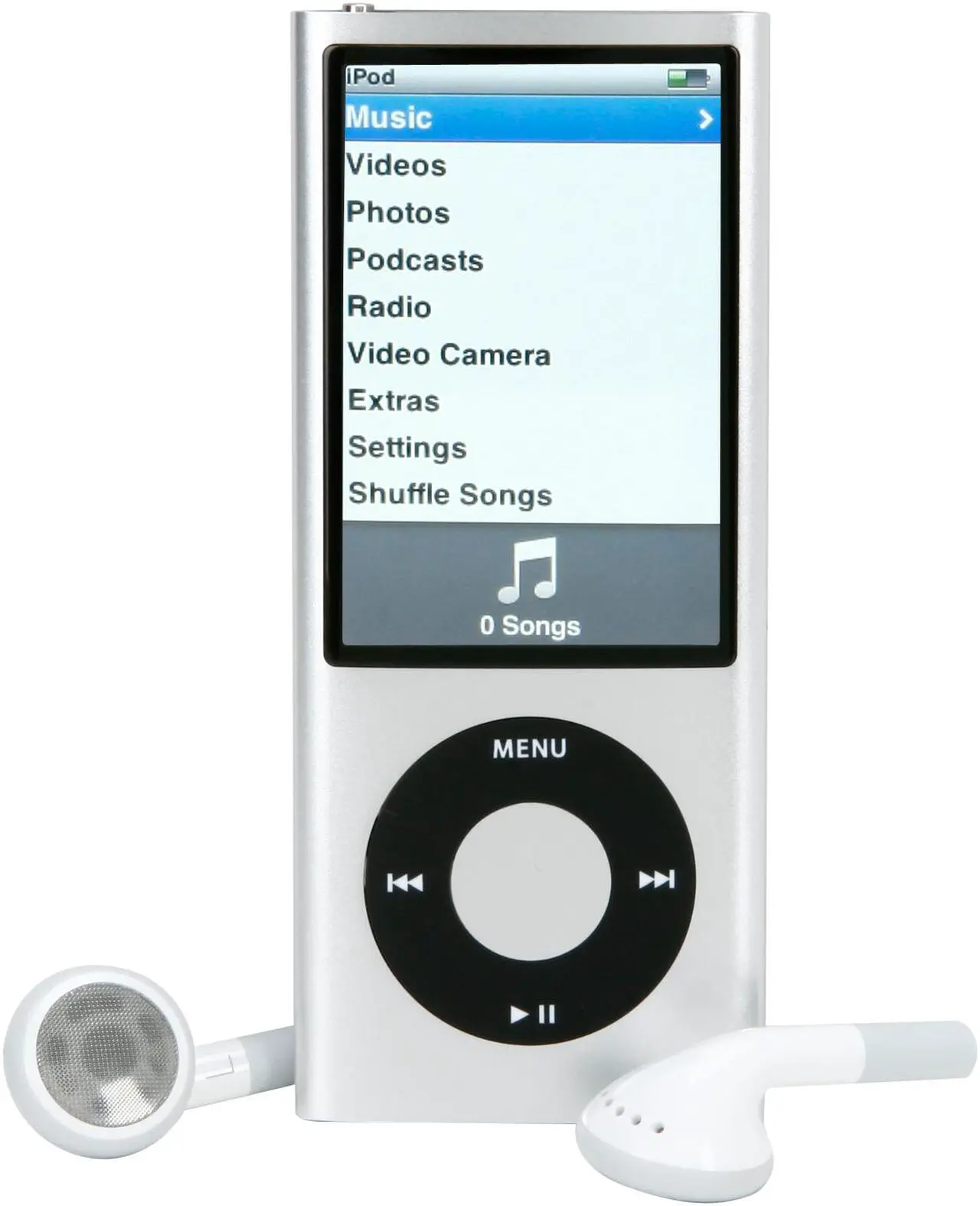 Main image of Apple - iPod nano 5th Gen w/ Camera (SILVER) MC060LL/A